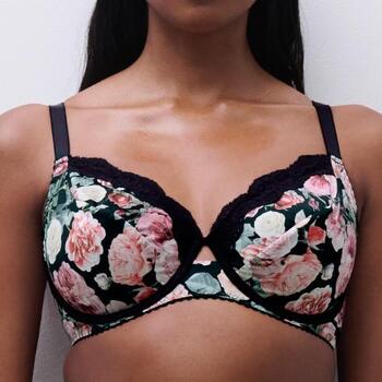 Chantelle Gloss Schwarz/Print Nicht geformter BH