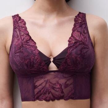 Chantelle Illusion Aubergine Nicht geformter BH
