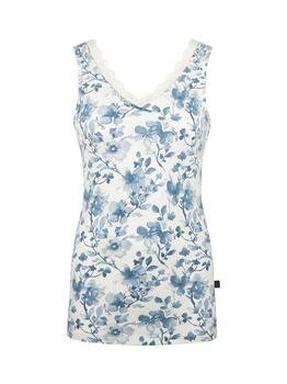 Charlie Choe Amalfi Coast Weiß/Blau Schlafshirt