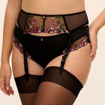 Fantasie-Dessous Eliyse Schwarz Strumpfhalter