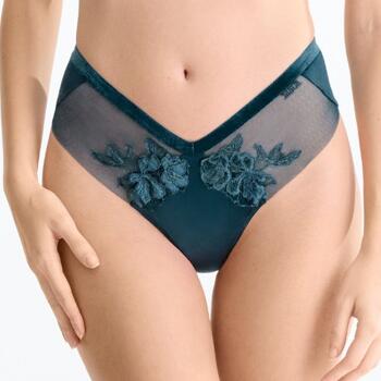 Lisca Velvet Luxe Blau Brasilianischer Slip