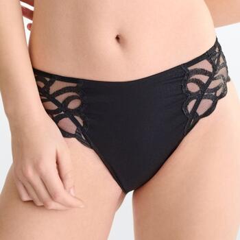 Lisca Shiny Secret Schwarz Slip