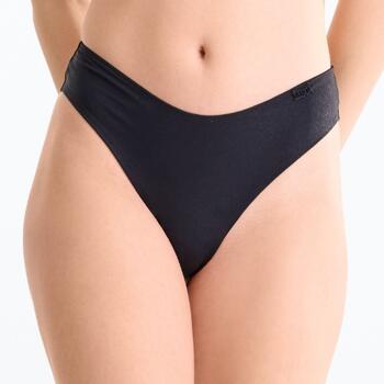 Lisca Shiny Secret Schwarz Brasilianischer Slip