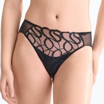 Lisca Shiny Secret Schwarz Slip