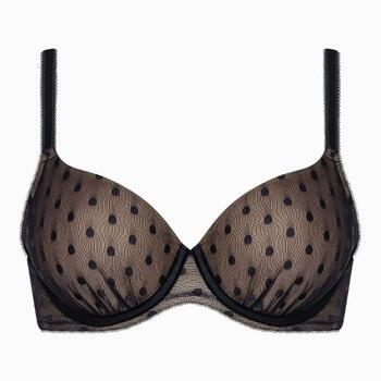 Lisca Retro Dots Schwarz Vorgeformter BH