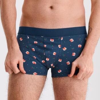 Lisca Heren Merry Navy-Blau Boxershort