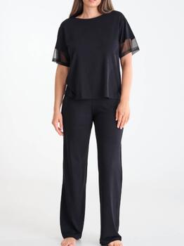 Lisca Nachtmode Sia Schwarz Pyjama