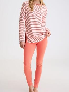 Lisca Nachtmode Infinity Koralle Pyjama