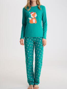 Lisca Nachtmode Foxy Grün Pyjama
