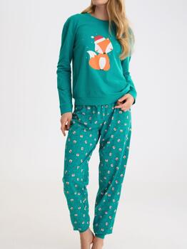 Lisca Nachtmode Foxy Grün Pyjama