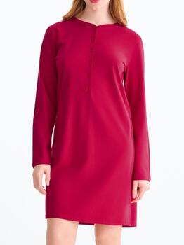 Lisca Nachtmode Cosy Nights Cherry Crimson Nachtkleid