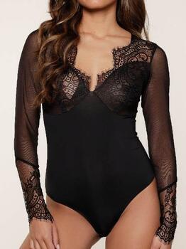 LingaDore Exclusives Schwarz Korselett