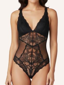 LingaDore Exclusives Schwarz Korselett