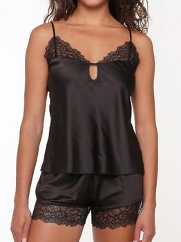 LingaDore Nacht 18371 Schwarz Shortama