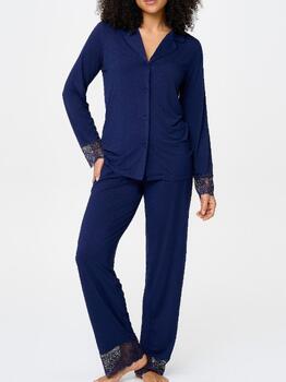LingaDore Nacht 8618 Grau Pyjama