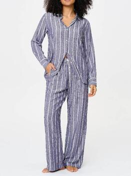 LingaDore Nacht 8601 Grau Pyjama