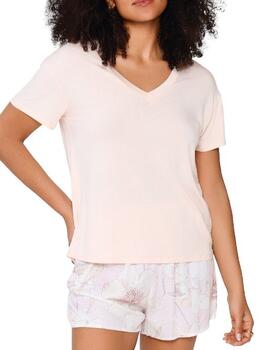 LingaDore Nacht 8408 Aprikosen/Print Shortama