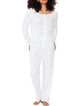 LingaDore Nacht 8403 Cremeweiß Pyjama