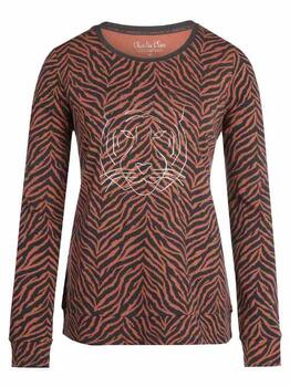 Charlie Choe Wild Nights Braun/Print Schlafshirt