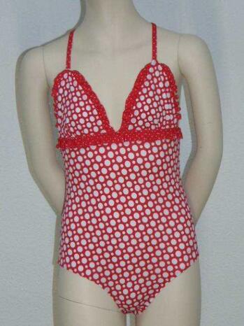 NICKEY NOBEL KIDS DOT Red/White Badpak