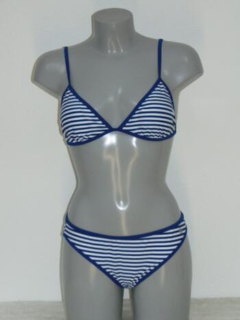 SHIWI BONNY White/Navy stripe Triangle Bikintop + Sip
