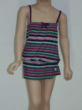 SHIWI KIDS PIXIE Pink/Green Dress