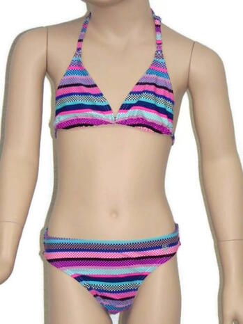 SHIWI KIDS PIXIE Blue/Pink Bikini