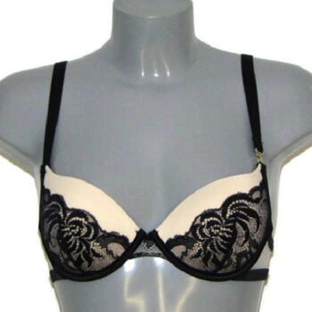 SUPERTRASH ROXANNE Black Push Up bh