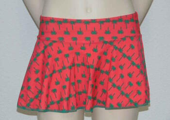 BOOBS & BLOOMERS BEACH PALM Pink/Green Rok