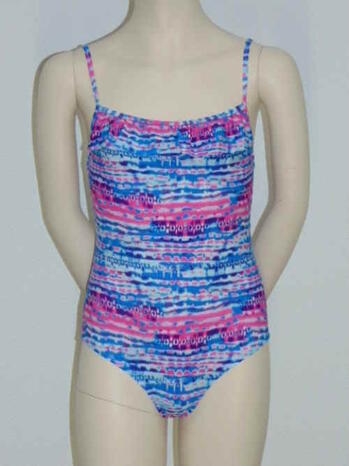 BOOBS & BLOOMERS BEACH CHANOUK Blauw/Roze badpak