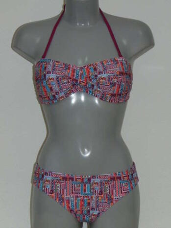 NICKEY NOBEL LOTTE Pink/Print Bandeau bikini