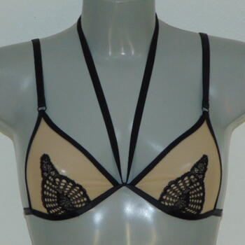 SAPPH SUPER SEXY VICTORIA Skin/Black Triangle Top