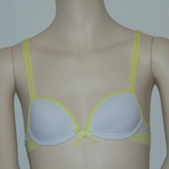 BOOBS & BLOOMERS DOTS White/Yellow bh