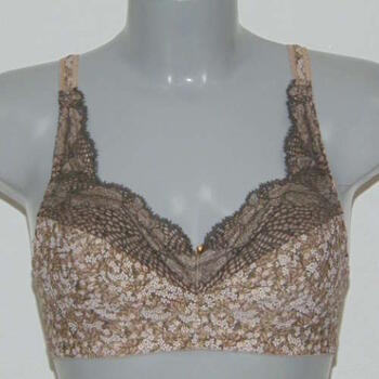 EVA OLIVIA Brown/Print Wireless minimizer bh