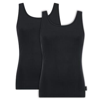 SLOGGI MEN 24/7 VEST 2-PACK Heren singlet Black