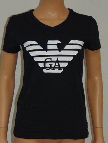 EMPORIO ARMANI LOGO Navy dames T-shirt