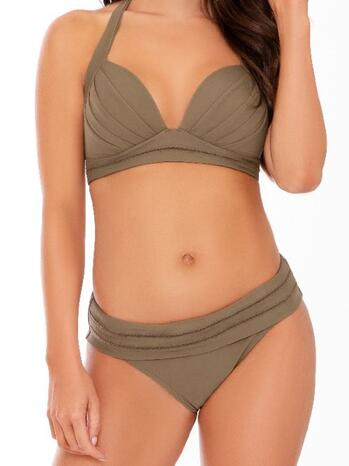 Nickey Nobel Mette Khaki Halter bikini