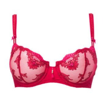 LOUISA BRACQ DIAMANT Rouge Lace soft cup bh
