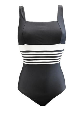 NICKEY NOBEL NAUTIC Black Chloor bestendig Badpak