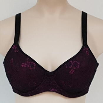 ELBRINA VALERIE GLAMOUR Black/Pink spacer bh