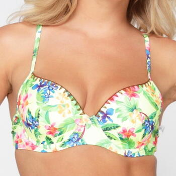 LINGADORE BEACH WILD FLOWER Bikinitop Lime/Print