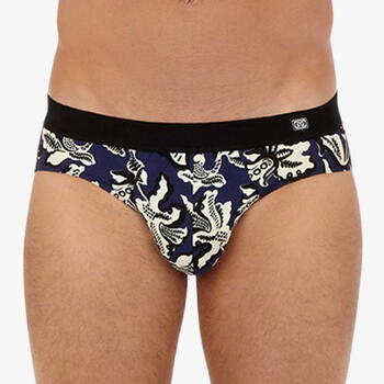 HOM CATALAN Blauw/Print Comfort Mini Brief