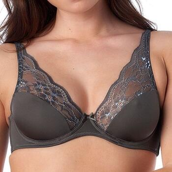 AFTER EDEN MOON Grey Soft cup bh
