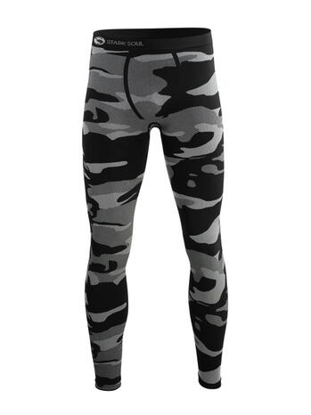 Stark Soul Heren Thermo broek Camouflage Grey 