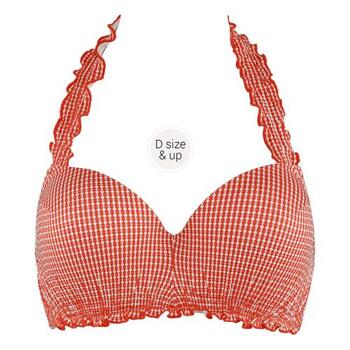 Marlies Dekkers Beach Côte d'azur Red/White Bikini top