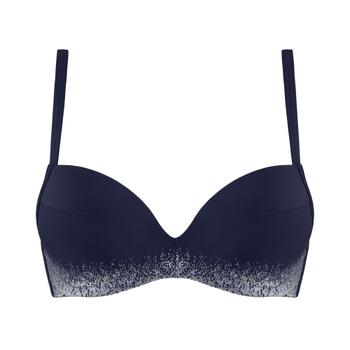 Marlies Dekkers Beach Isthar Blue and Silver Push Up Bikini Top