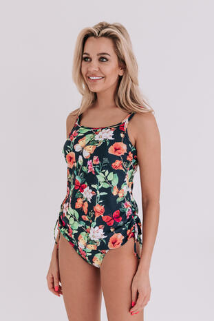 Bomain Venice Navy/Print Tankini 