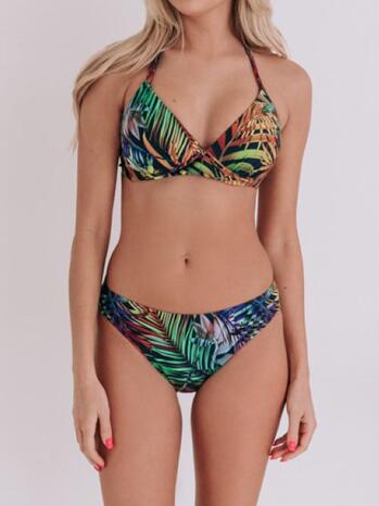 Bomain Boedapest Navy/Print Bikini 