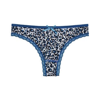 Gianvaglia Leopard Blue/Print String