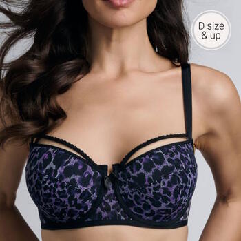 MARLIES DEKKERS PEEKABOO Purple/Print bh